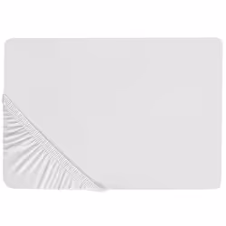 Fitted Sheet HOFUF Cotton 140 x 200 cm White