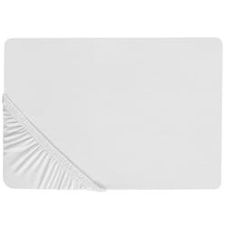 Fitted Sheet HOFUF Cotton 140 x 200 cm White