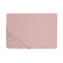 Fitted Sheet HOFUF Cotton 90 x 200 cm Pink