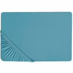Fitted Sheet HOFUF Cotton 140 x 200 cm Turquoise