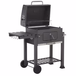 Beliani PAVLOF, Grill, Charcoal (fuel), Outdoor, Fireplace, Grate, Black