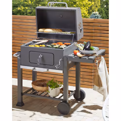 Beliani PAVLOF Grill Fireplace Charcoal (fuel) Black