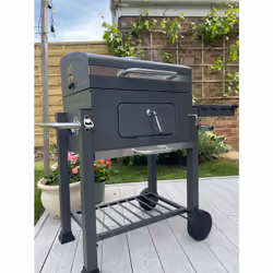 Beliani PAVLOF Grill Fireplace Charcoal (fuel) Black