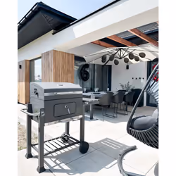 Beliani PAVLOF Grill Fireplace Charcoal (fuel) Black - Additional view 6
