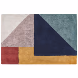 Cotton Area Rug 140 x 200 cm Multicolour JALGAON