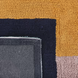 Cotton Area Rug 140 x 200 cm Multicolour JALGAON