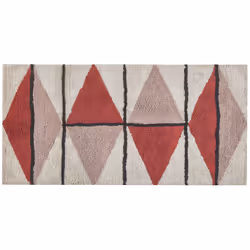 Cotton Area Rug 80 x 150 cm Multicolour PURNIA