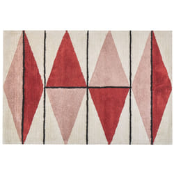 Cotton Area Rug 140 x 200 cm Multicolour PURNIA