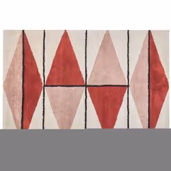 Cotton Area Rug 160 x 230 cm Multicolour PURNIA