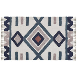 Rectangular Cotton Area Rug 160 x 230 cm Multicolour KOZLU