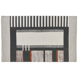 Rectangular Cotton Area Rug 140 x 200 cm Multicolour KAKINADA