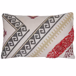 Cotton Cushion Geometric Pattern 30 x 50 cm Multicolour BETULA