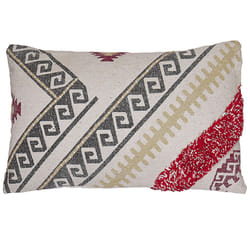 Cotton Cushion Geometric Pattern 30 x 50 cm Multicolour BETULA