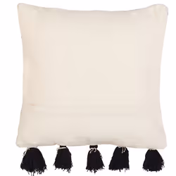 Throw Cushion SAMBUCUS Cotton 45 x 45 cm Beige Geometric Pattern