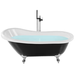 Freestanding Bathtub CAYMAN 1700 x 760 mm Black/ White