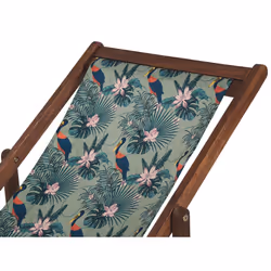 Set of 2 Sun Lounger Replacement Fabrics Pelican Pattern ANZIO / AVELLINO