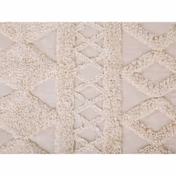 Cotton Area Rug 80 x 150 cm Beige DIDIM