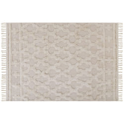 Cotton Area Rug 160 x 230 cm Beige SULUOVA
