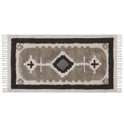 Cotton Area Rug 80 x 150 cm Beige GEYVE