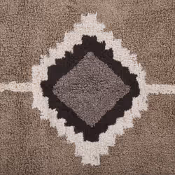 Cotton Area Rug 80 x 150 cm Beige GEYVE