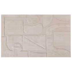 Cotton Area Rug 140 x 200 cm Beige DIYADIN