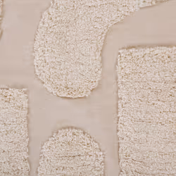 Cotton Area Rug 160 x 230 cm Beige DIYADIN