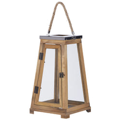 Lantern PULAU Wood 39 cm Brown