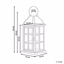 Lantern CLARA Metal 42 cm Black
