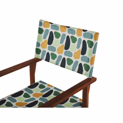 Set of 2 Garden Chair Replacement Fabrics Multicolour CINE