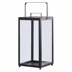 Lantern LEPAR Metal 30 cm Black