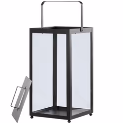 Lantern LEPAR Metal 30 cm Black