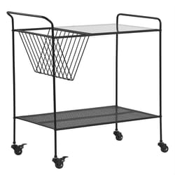 Kitchen Trolley ALAMO Metal Black