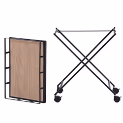 Kitchen Trolley LEOTI Metal Black - Additional view 5