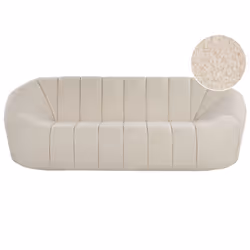 Sofa LOMMA Boucle White 3 Seater