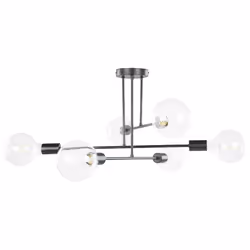 Ceiling Lamp KIDANE Metal Black