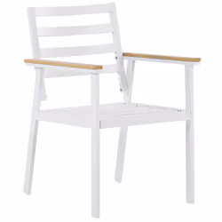 Garden Dining Set 4 Seater CAVOLI with Cushions Metal Beige - Additional view 4