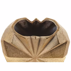 Ceramic Decorative Vase 25 cm Gold AELIA