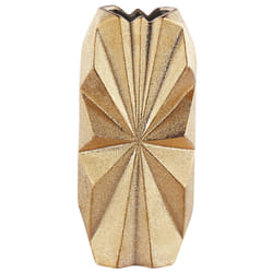 Decorative Vase AELIA Stoneware 37 cm Gold