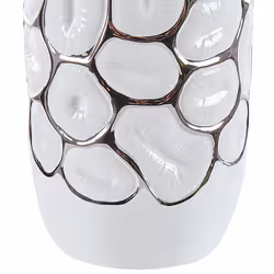 Decorative Vase CENABUM Stoneware 28 cm White