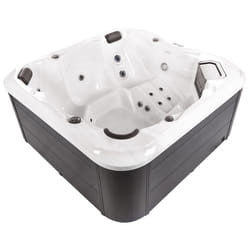 Outdoor Hot Tub with LED TULAROSA White