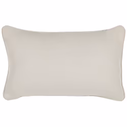 Set of 2 Decorative Cushions HELIOTROPE 30 x 50 cm White Solid
