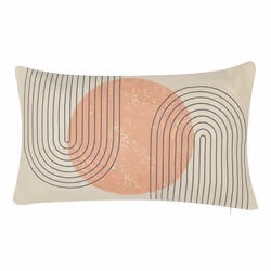 Set of 2 Decorative Cushions GERBERA 30 x 50 cm Multicolour Abstract Pattern