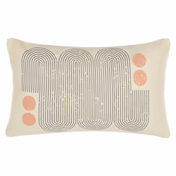 Set of 2 Decorative Cushions TIARELLA 30 x 50 cm Multicolour Geometric Pattern