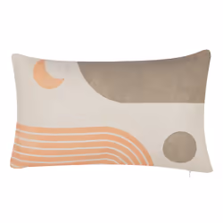Set of 2 Decorative Cushions MELAMPODIUM 30 x 50 cm Multicolour Abstract Pattern