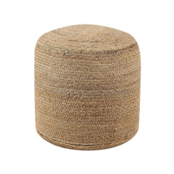 Jute Pouffe Beige DALAMA