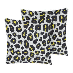 Set of 2 Outdoor Cushions KARDITSA Animal Pattern 45 x 45 cm Multicolour