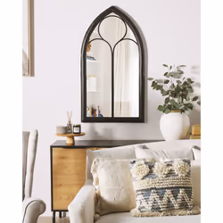 Wall Mirror TRELLY 62 cm 113 cm Metal Black