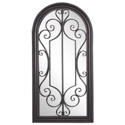 Wall Mirror CAMPEL 49 cm 97 cm Metal Black