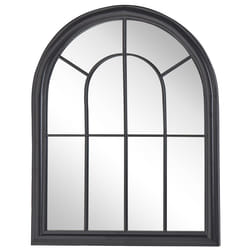 Wall Mirror EMBRY 69 cm 89 cm Metal Black