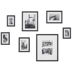 Gallery Wall Set of 7 Black ZINIARE